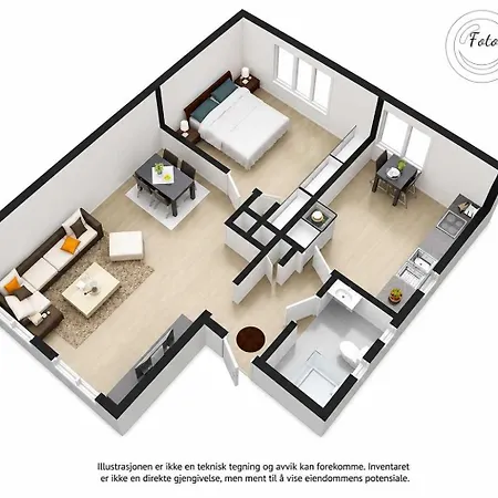 The Honeycomb Garden Flat - 1br - Bg27 Bergen